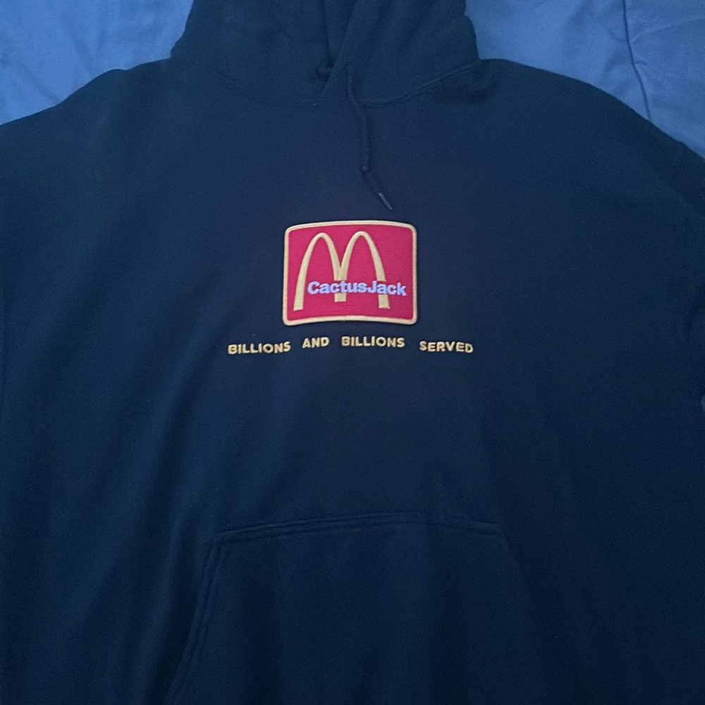 Cactus Jack by Travis Scot x McDonald’s Billions Server Hoodie.